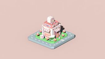 C4D插畫風格卡通小鎮(zhèn)模型制作 廣告設(shè)計中的創(chuàng)意與實現(xiàn)